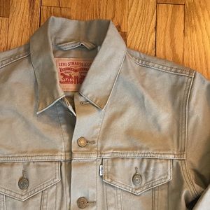 Levi’s Trucker Jacket - Light Tan / Khaki Canvas - M